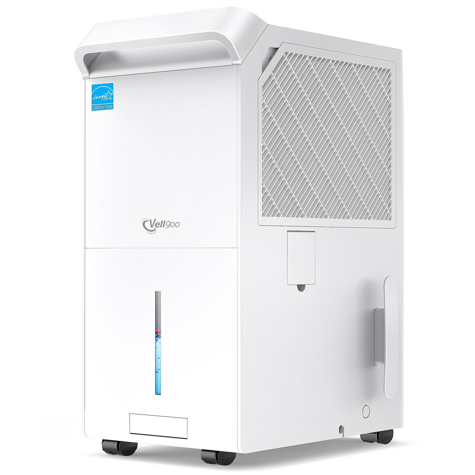 Vellgoo Max 140 Pints Energy Star Dehumidifier with Pump & Drain Hose (6,000 Sq.Ft) for Large Room, Garage