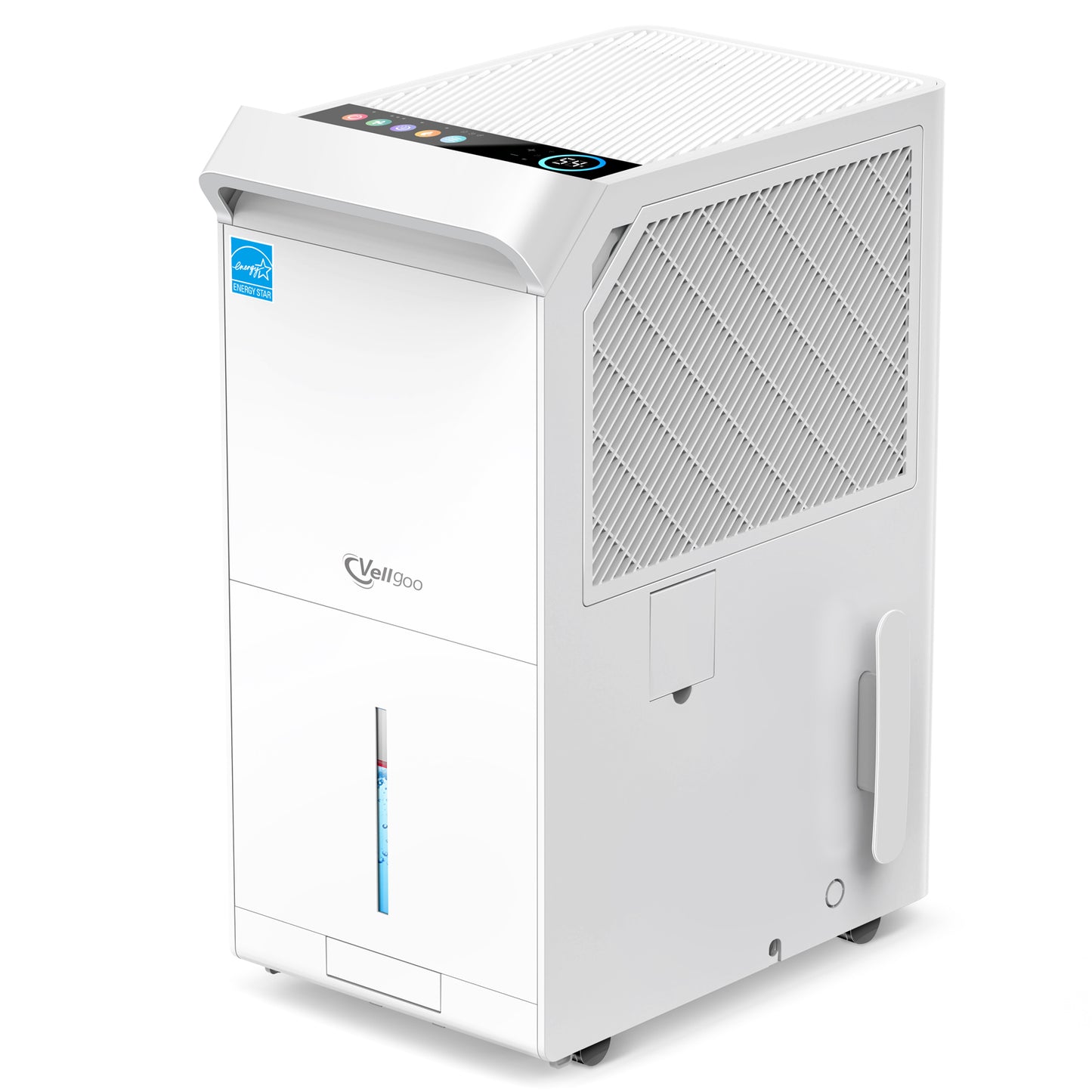 Vellgoo 80-120 Pints Energy Star Dehumidifier with Pump & Drain Hose (5,000 Sq.Ft) for Large Room, Garage