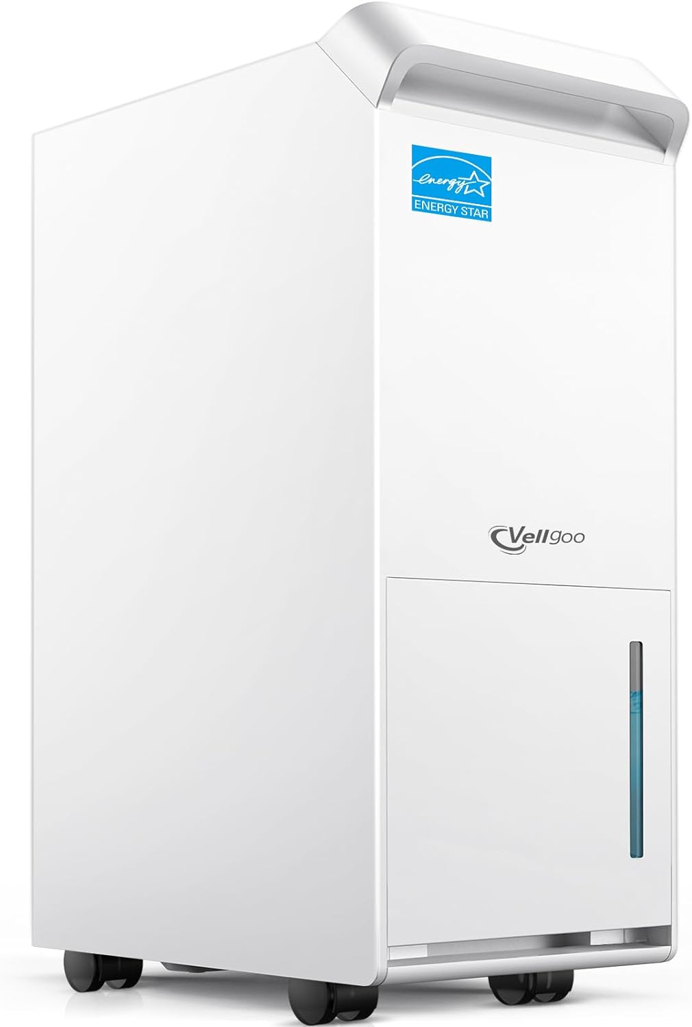 Vellgoo 4,500 Sq.Ft Most Efficient Energy Star 2024 Dehumidifier, 52 Pint/Day Dehumidifier for Basement with Drain Hose, Smart Humidity Control, for Home, Bedroom, Bathroom, Garage
