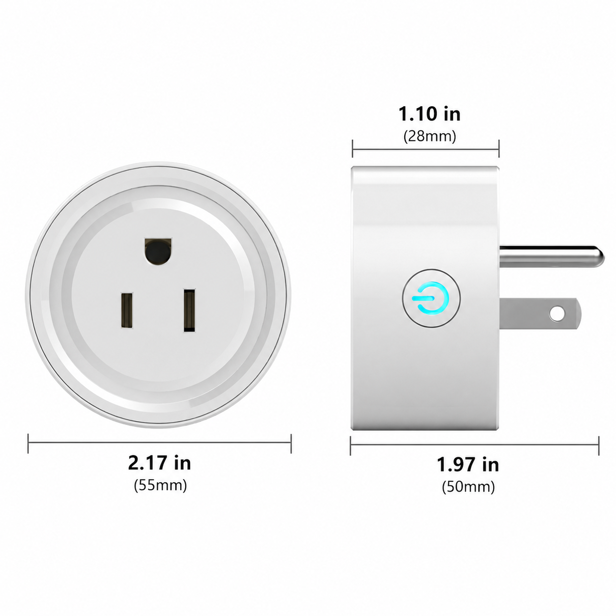 WiFi Smart Plug with Energy Monitoring, Works with Alexa & Google Home